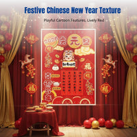 2026 Year of the Horse New Year Display Board, Kindergarten, Classroom, Lesson, Festive Scene, Party Prop