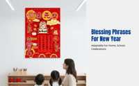 2026 Year of the Horse New Year Display Board, Kindergarten, Classroom, Lesson, Festive Scene, Party Prop