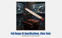Rubber Band Powered Airplane P1B-1 Contest Model Science Education