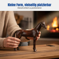 Bronze Finish Horse Decor, Sturdy Metal, Success Symbol, Desktop Art Piece