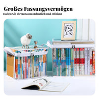 Storage Box, Foldable Book Organizer, Moisture-Resistant, Portable, Student