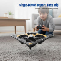 Foam RC Airplane, Stunt Plane, LED Lights, Impact-Resistant, 4-Axis Aircraft for Kids