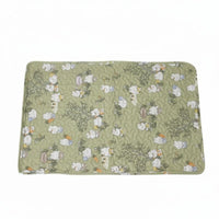 All-Season Small Animal Enclosure Base Mat, Thick Plush Pet Bed, Multi-Functional Sleeping Blanket, Random Cartoon Design, For Lop Rabbits, Guinea Pigs