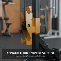 Multi-Functional Dumbbell Rowing Machine, Foldable Home Fitness Equipment, Adjustable Weight, Muscle Training, Calorie Loss