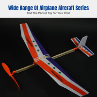 Rubber Band Electric Aircraft Model, DIY Plane, Outdoor Launcher, Science Educational Toy for Teens