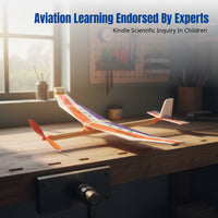 Rubber Band Electric Aircraft Model, DIY Plane, Outdoor Launcher, Science Educational Toy for Teens