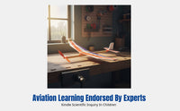 Rubber Band Electric Aircraft Model, DIY Plane, Outdoor Launcher, Science Educational Toy for Teens