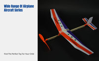 Rubber Band Electric Aircraft Model, DIY Plane, Outdoor Launcher, Science Educational Toy for Teens
