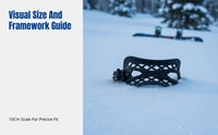 Binding Strap Ratchet, Ladder Buckle, Universal Design, Cold-Resistant, Durable Snowboard Accessories