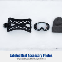 Binding Strap Ratchet, Ladder Buckle, Universal Design, Cold-Resistant, Durable Snowboard Accessories