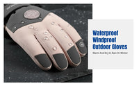 Ski Gloves, Winter Waterproof Thermal, Touchscreen, Windproof, Unisex, Outdoor Cycling Hiking