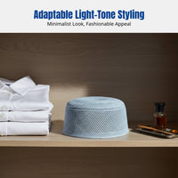 Mesh Hollow Knit Cap, Breathable Summer Skullcap, Comfortable Men's Prayer Hat