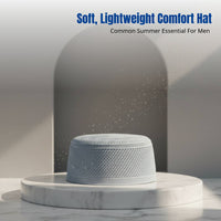 Mesh Hollow Knit Cap, Breathable Summer Skullcap, Comfortable Men's Prayer Hat