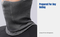 Winter Wool Face Cover, Neck Warmer, Windproof Thermal Balaclava, Unisex Cycling Skiing Gear