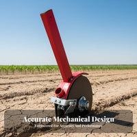 Corn Planter Accessories, 18 Lightweight Fertilizer Disc Opener, Fixed Base, Soil Plate, Sturdy Metal Construction