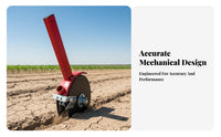 Corn Planter Accessories, 18 Lightweight Fertilizer Disc Opener, Fixed Base, Soil Plate, Sturdy Metal Construction