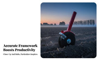 Corn Planter Accessories, 18 Lightweight Fertilizer Disc Opener, Fixed Base, Soil Plate, Sturdy Metal Construction