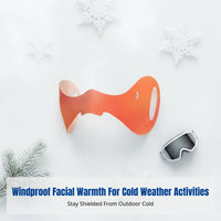 Face Guard Patch, Windproof Cold-Resistant Nose Protector, Anti-Allergy Ski Face Cover for Women, Outdoor Thermal Protection