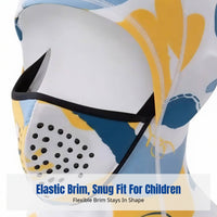 Children's Ski Face Cover Hood, Windproof, Breathable, Ear Protection, Outdoor Cycling