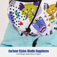 Children's Ski Face Cover Hood, Windproof, Breathable, Ear Protection, Outdoor Cycling
