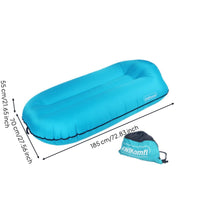 Portable Inflatable Air Lounger No Pump Needed Inflatable Couch Quick Inflation Inflate Sofa for Travel, Camping, Poolside