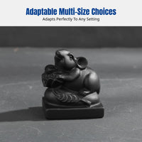 Natural Volcanic Glass Zodiac Decor, Polished Creature Figurine, Chinese Zodiac, Office Decoration, Random Design