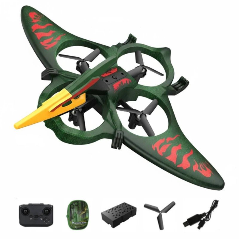 Foam Pterosaur Glider, Remote Control Stunt Rolling Drone, Airplane Toy