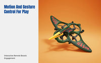 Foam Pterosaur Glider, Remote Control Stunt Rolling Drone, Airplane Toy