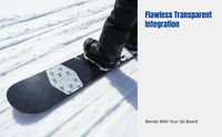 3M Transparent Anti-Slip Ski Board Sticker, Universal Pad for Single/Double Snowboards, Minimalist Design