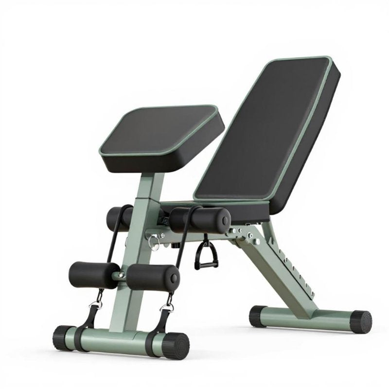 Adjustable Barbell Rack, Leg Press Stand, Multi-Functional Weight Bench, Home Fitness
