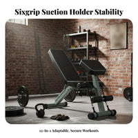 Adjustable Barbell Rack, Leg Press Stand, Multi-Functional Weight Bench, Home Fitness