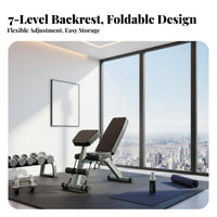 Adjustable Barbell Rack, Leg Press Stand, Multi-Functional Weight Bench, Home Fitness