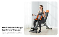 Roman Chair, Preacher Curl Bench, Home Gym Equipment, Multi-Functional Indoor Exercise Bench, Dumbbell Bench, Barbell Support,