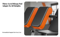 Roman Chair, Preacher Curl Bench, Home Gym Equipment, Multi-Functional Indoor Exercise Bench, Dumbbell Bench, Barbell Support,