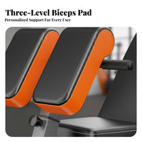 Roman Chair, Preacher Curl Bench, Home Gym Equipment, Multi-Functional Indoor Exercise Bench, Dumbbell Bench, Barbell Support,