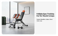 Roman Chair, Preacher Curl Bench, Home Gym Equipment, Multi-Functional Indoor Exercise Bench, Dumbbell Bench, Barbell Support,