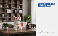 Solar Lion Dance Decor, Chinese Style, Desktop, Auto Nodding