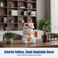 Solar Lion Dance Decor, Chinese Style, Desktop, Auto Nodding