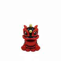 Solar Lion Dance Decor, Chinese Style, Desktop, Auto Nodding