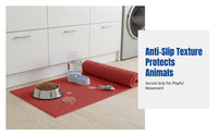 Waterproof Pet Mat, PVC Anti-Slip Rug, Dog Fence Carpet, Easy Clean, Cat Enclosure Pad