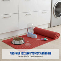 Waterproof Pet Mat, PVC Anti-Slip Rug, Dog Fence Carpet, Easy Clean, Cat Enclosure Pad