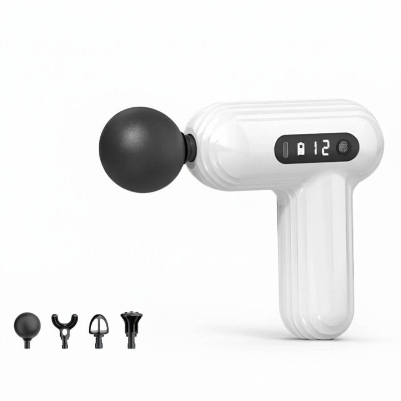 Rechargeable Mini Electric Massager, 6 Heads, Muscle, Neck