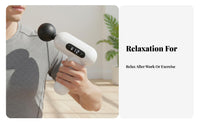Rechargeable Mini Electric Massager, 6 Heads, Muscle, Neck