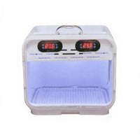 1 Parrot Incubator Smart Temperature Control Pet Warm Box Dual Sensors Quiet Heating Durable Construction Probe Safety Suitable for Young Bird Growth Home Pet Care