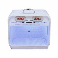 1 Parrot Incubator Smart Temperature Control Pet Warm Box Dual Sensors Quiet Heating Durable Construction Probe Safety Suitable for Young Bird Growth Home Pet Care
