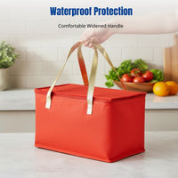 Gold Rectangular Insulated Bag, Thick Aluminum Foil, Travel, Kids, Gift