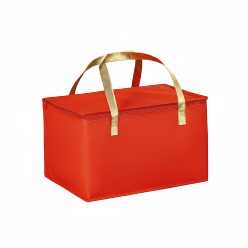 Rectangular Gold Insulated Bag, Thick Aluminum Foil, Travel, Kids, Gift