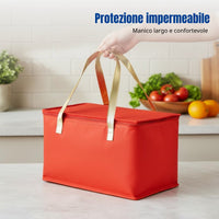 Gold Rectangular Insulated Bag, Thick Aluminum Foil, Travel, Kids, Gift