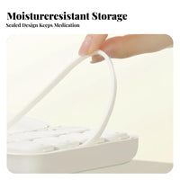 Portable Mini Organizer, 7-Day Large Capacity, Multi-Compartment