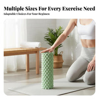 Foam cylinder, Muscle Relaxation, Deep Tissue Massage Slim Leg, stretching Equipment, Multi-Size, Home Fitness